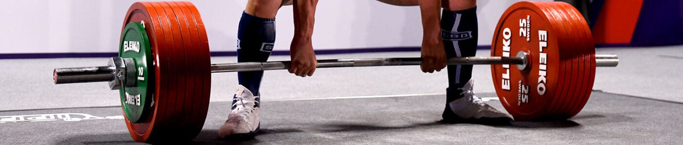 Big deadlift on the floor